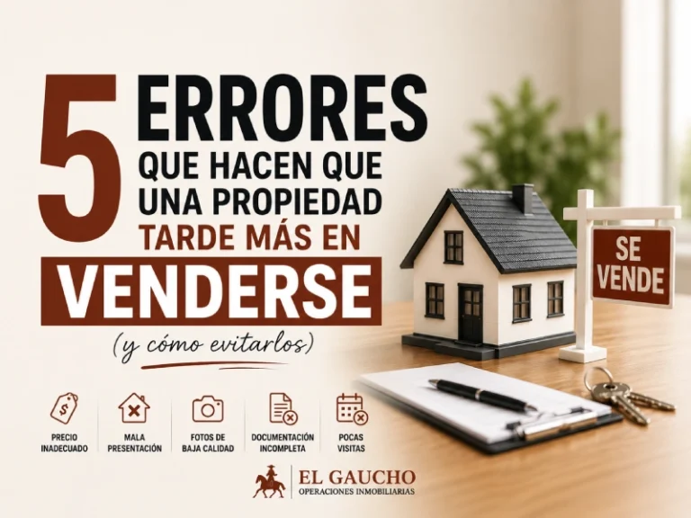 5 errores que hacen que una propiedad tarde más en venderse