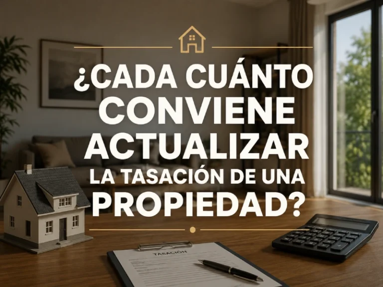 imagen con texto, cada cuanto actualizar una tasacion