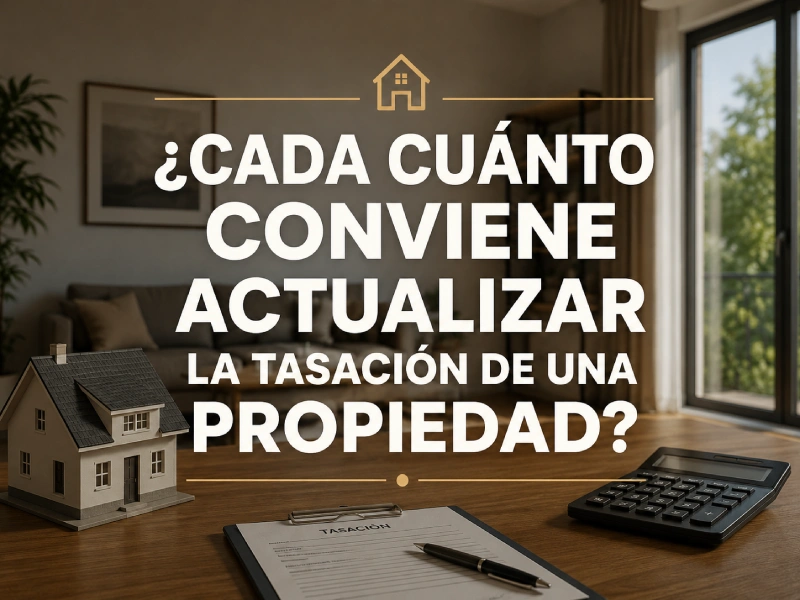 imagen con texto, cada cuanto actualizar una tasacion