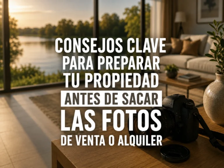 5 consejos clave para preparar tu propiedad antes de sacar las fotos de venta o alquiler